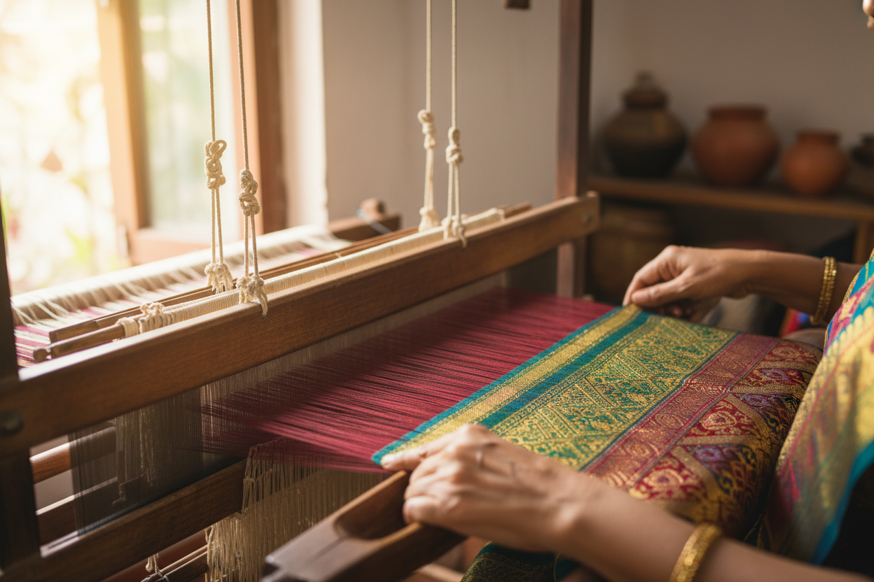 Authentic Handloom Craftsmanship