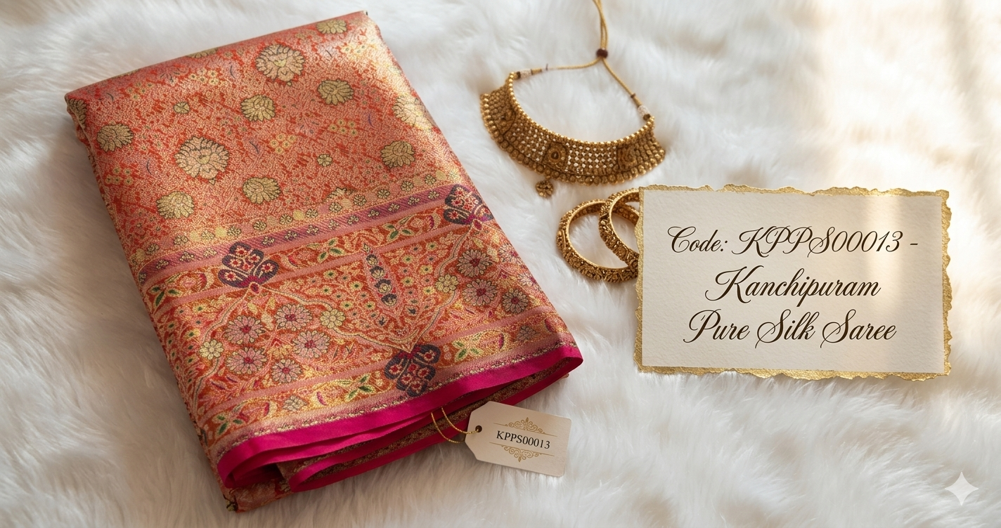 The Crown Jewel of Your Wardrobe: A Masterpiece in Pure Kanchipuram Silk