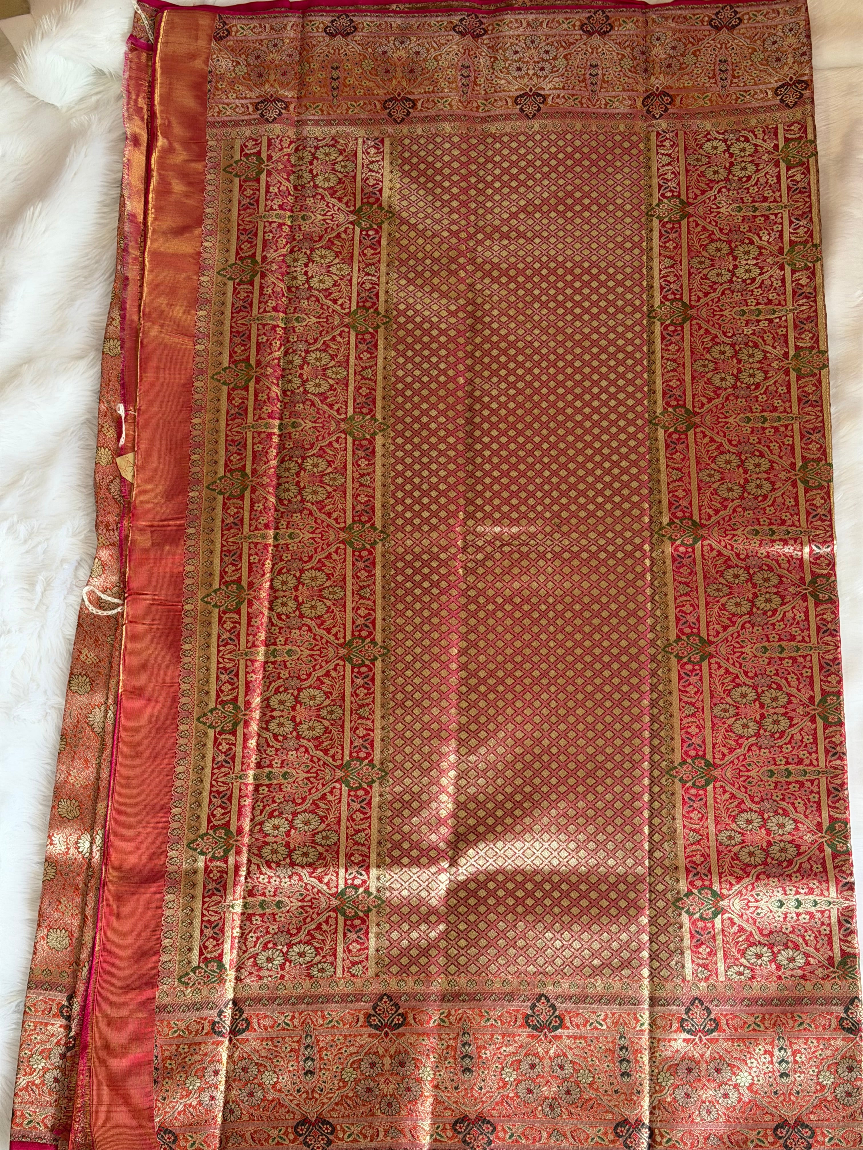 Kanchipuram finest pure silk saree body - premium grade 100% mulberry silk KPPS0013