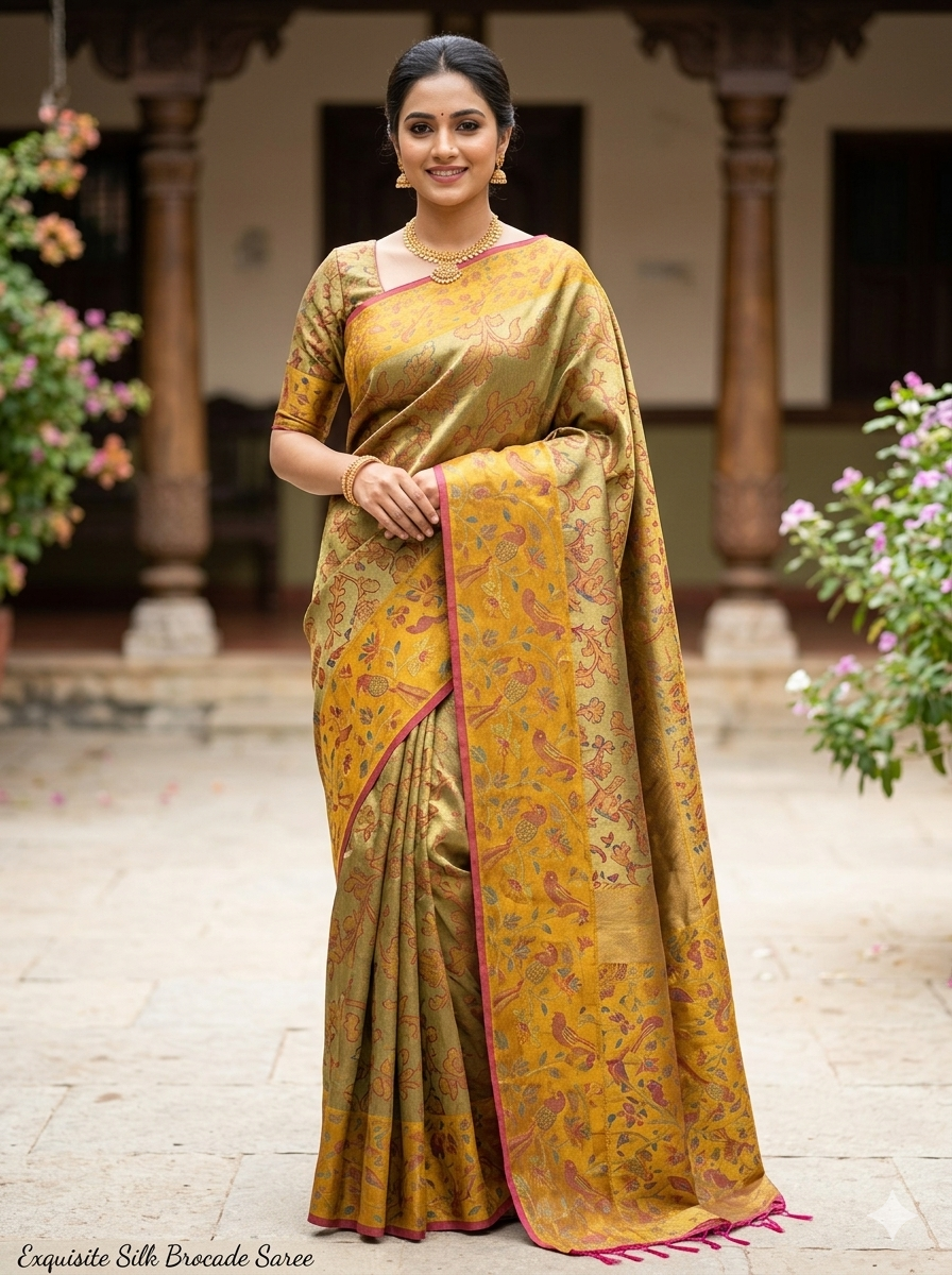 Kanchipuram pure mulberry silk saree classic checks design with real zari - KPPS009 - NN Silk Sarees